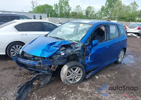 2008 Honda Fit Sport from USA, damaged, VIN JHMGD37668S033730